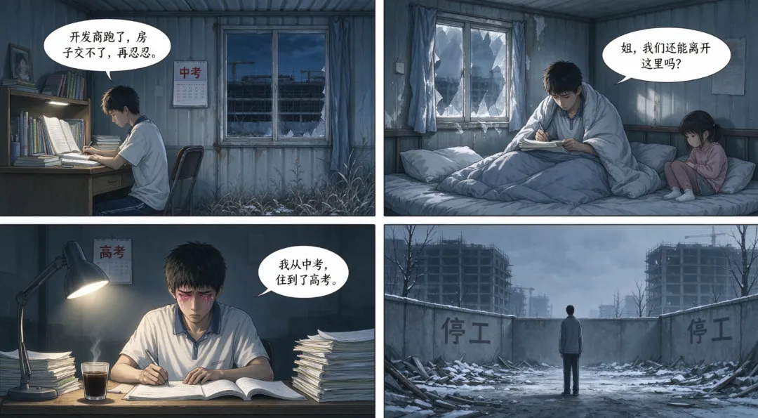 我陪全家住铁皮房苦读到高考,爸说新房归弟,家里所有好处永远优先弟弟,姐姐什么都没有-第4张图片-四季读书网
