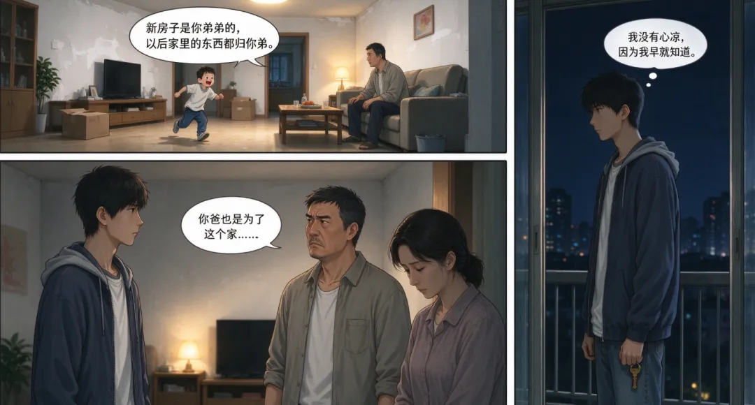 我陪全家住铁皮房苦读到高考,爸说新房归弟,家里所有好处永远优先弟弟,姐姐什么都没有-第5张图片-四季读书网