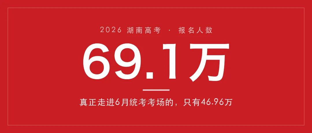 27年湖南高考报名人数要破70万了,真正抢本科的只有46万多-第1张图片-四季读书网