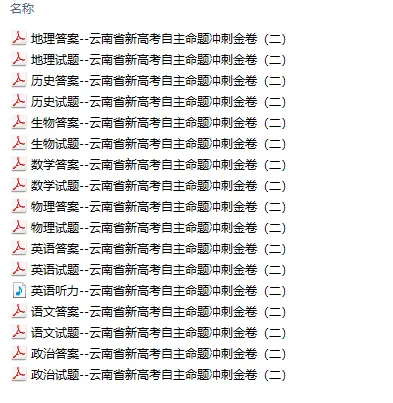【云南卷】云南省新高考自主命题冲刺金卷(二)-第11张图片-四季读书网