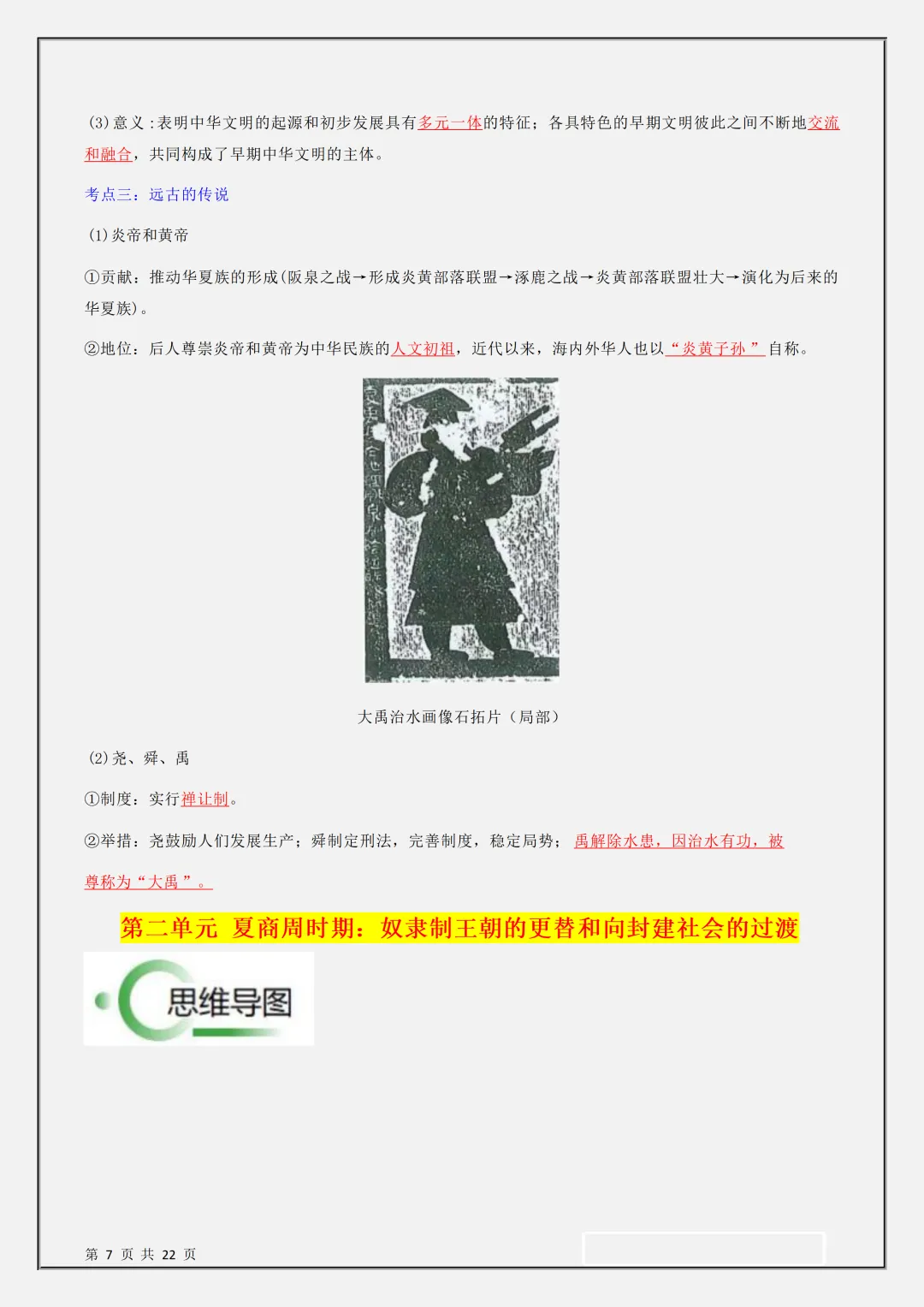 【初一】新版七上历史期中复习核心考点知识点总结,完整版可打印(2026)-第7张图片-四季读书网 【初一】新版七上历史期中复习核心考点知识点总结,完整版可打印(2026)-第7张图片-四季读书网