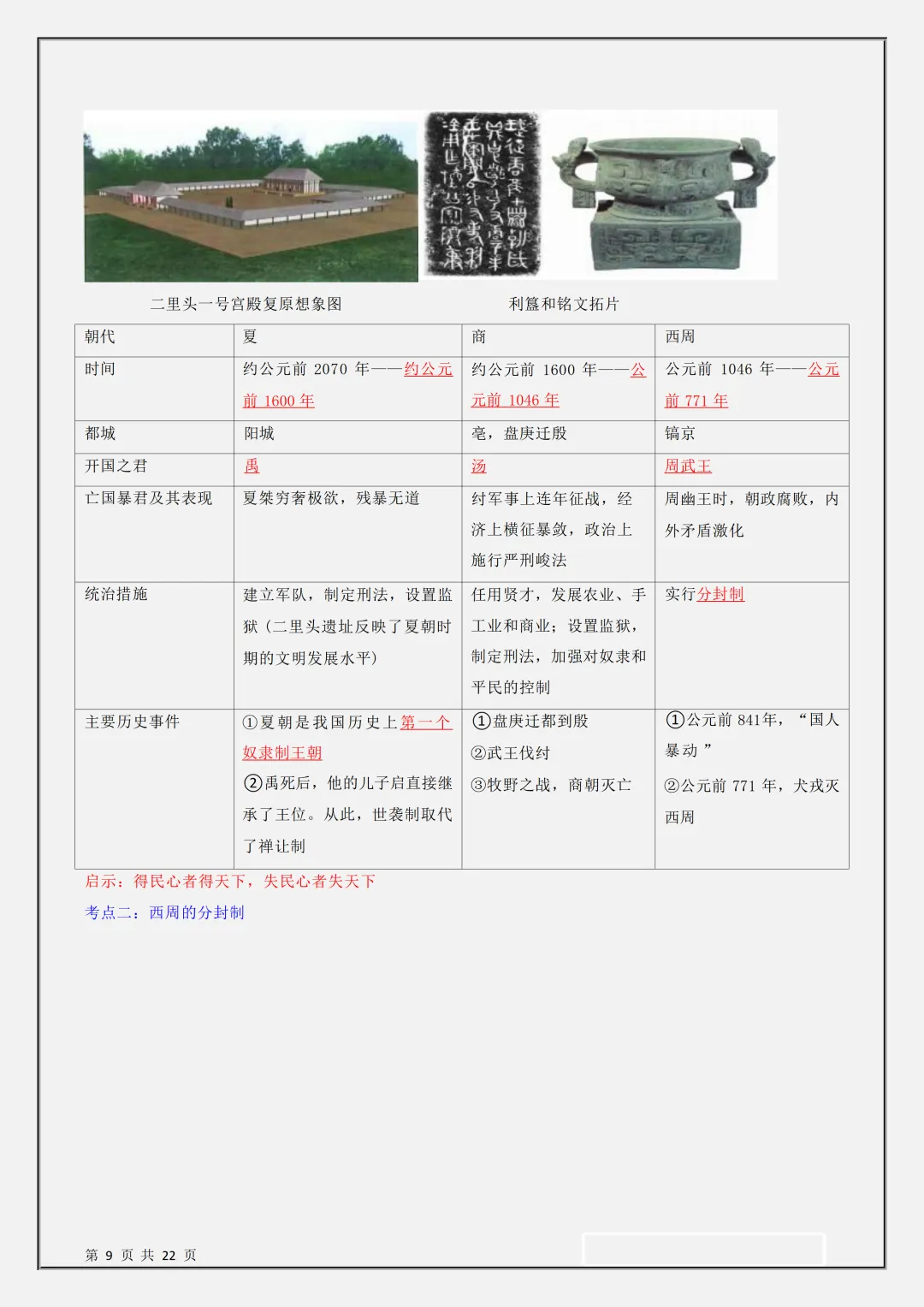 【初一】新版七上历史期中复习核心考点知识点总结,完整版可打印(2026)-第9张图片-四季读书网 【初一】新版七上历史期中复习核心考点知识点总结,完整版可打印(2026)-第9张图片-四季读书网