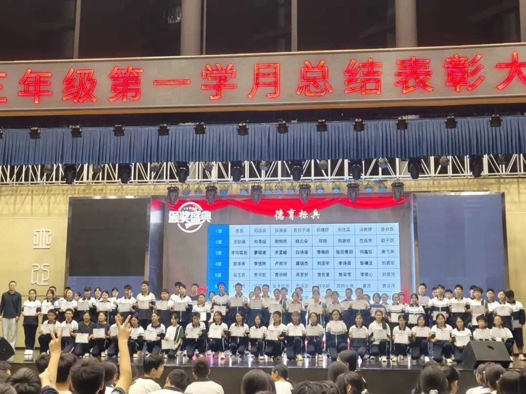 榜样聚力促成长 笃行奋进启新程——初三年级第一学月总结表扬大会-第20张图片-四季读书网 榜样聚力促成长 笃行奋进启新程——初三年级第一学月总结表扬大会-第20张图片-四季读书网