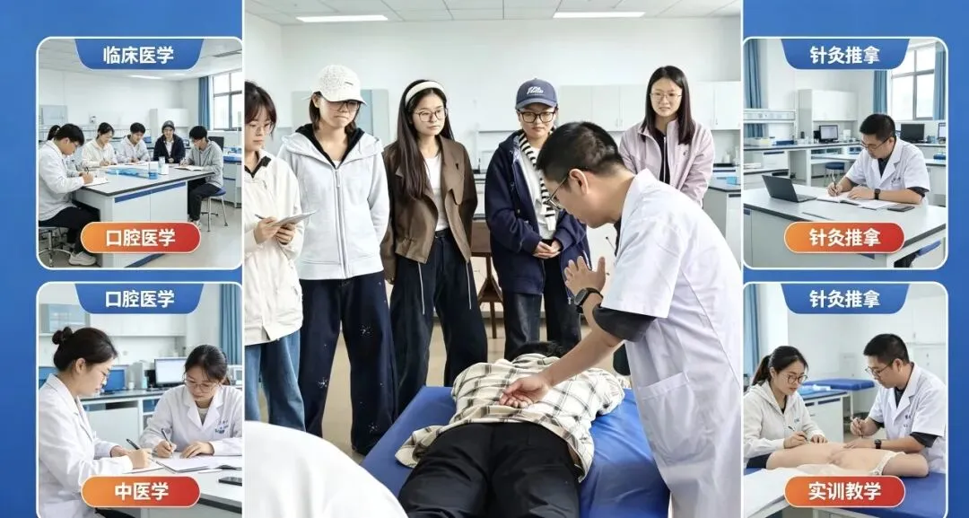 山东中考落榜也能学医!初三学医路线详解,口腔/临床/中医/针灸推拿怎么选?-第3张图片-四季读书网 山东中考落榜也能学医!初三学医路线详解,口腔/临床/中医/针灸推拿怎么选?-第3张图片-四季读书网
