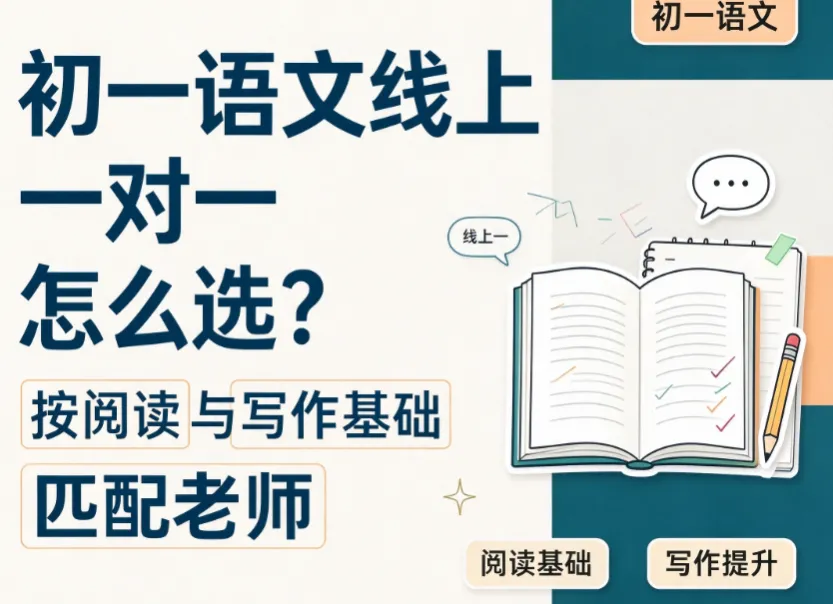 初一语文线上一对一怎么选?按阅读与写作基础匹配老师?博锐学一对一依托4维学情诊断实现精准师资匹配-第1张图片-四季读书网