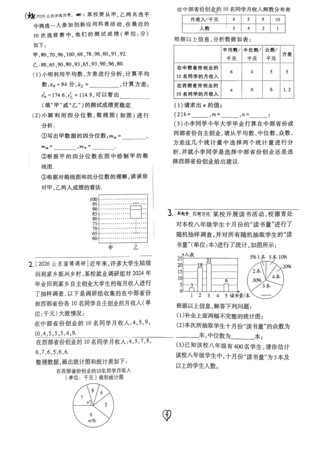 初三数学:数据分析-第4张图片-四季读书网 初三数学:数据分析-第4张图片-四季读书网