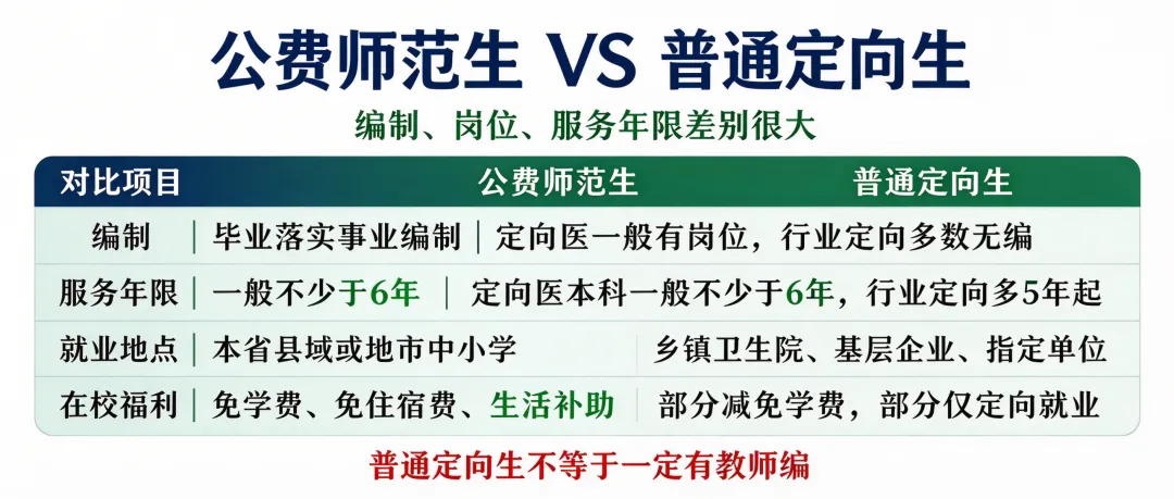 2027 高考|公费师范生 & 定向生:看清福利,更要看服务年限【10 月】-第3张图片-四季读书网 2027 高考|公费师范生 & 定向生:看清福利,更要看服务年限【10 月】-第3张图片-四季读书网