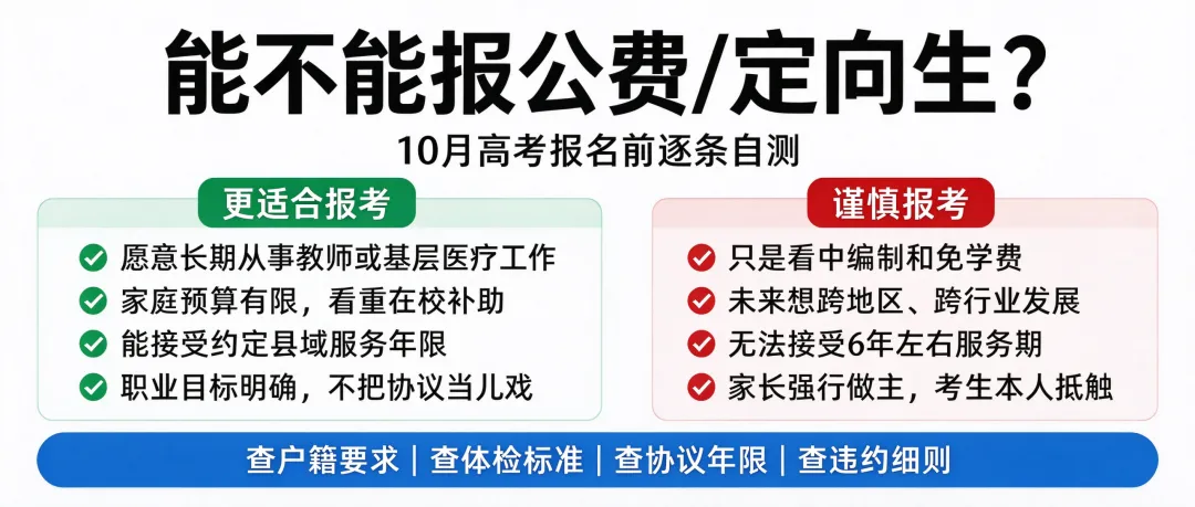 2027 高考|公费师范生 & 定向生:看清福利,更要看服务年限【10 月】-第4张图片-四季读书网 2027 高考|公费师范生 & 定向生:看清福利,更要看服务年限【10 月】-第4张图片-四季读书网
