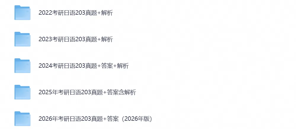 【27考研备考】2026年考研日语203真题试卷与答案解析含历年试卷-第5张图片-四季读书网