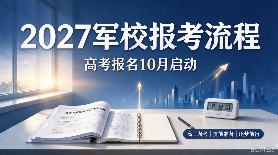 注意!2027 军校报考从 10 月高考报名开始,完整流程梳理-第1张图片-四季读书网 注意!2027 军校报考从 10 月高考报名开始,完整流程梳理-第1张图片-四季读书网