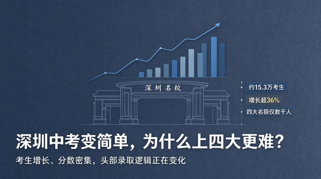 深圳中考难度走低,为何考入“四大”反而更难?-第1张图片-四季读书网