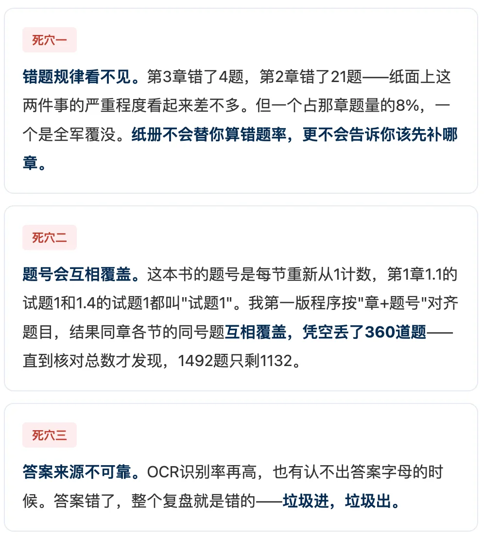 1486道真题,AI帮我做成了自动判分的刷题工具-第6张图片-四季读书网