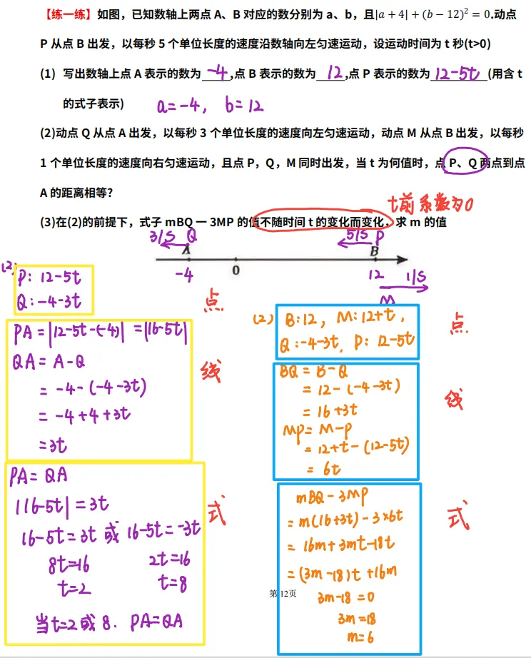 初一动点问题满分攻略!-第27张图片-四季读书网 初一动点问题满分攻略!-第27张图片-四季读书网