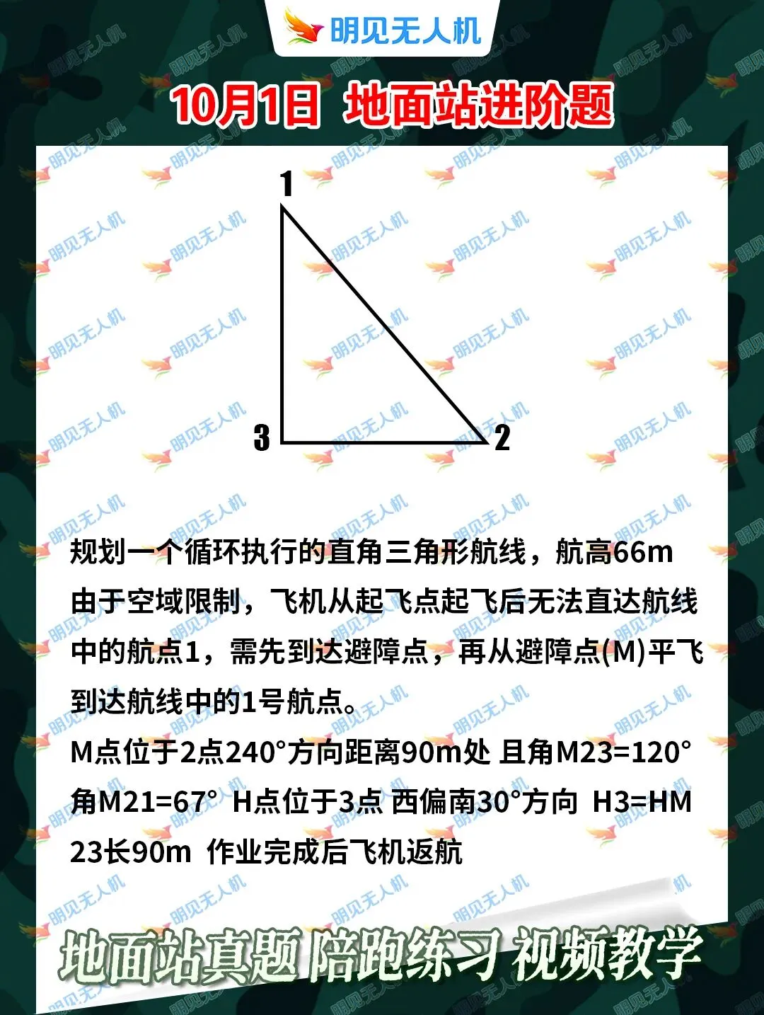 #地面站真题 10月15日 地面站进阶题 避让点又上新玩法 你都经历哪些弯弯绕绕 却又卡进去了 #地面站教学 #明见地面站 #地面站考试-第1张图片-四季读书网