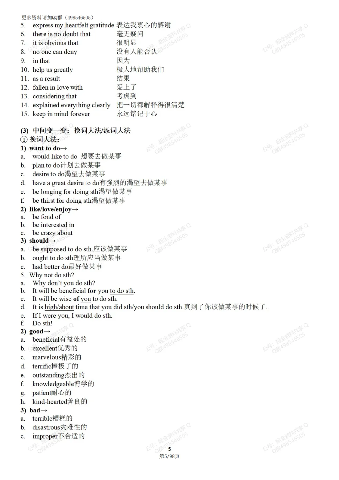 高考英语作文别乱背!方法+历年真题范文,直接照着练(pdf分享)-第6张图片-四季读书网 高考英语作文别乱背!方法+历年真题范文,直接照着练(pdf分享)-第6张图片-四季读书网