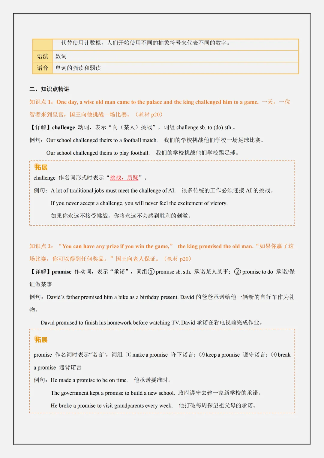 初二2026新【八上英语】全册必背考点知识点清单背诵版(完整版可打印)-第5张图片-四季读书网 初二2026新【八上英语】全册必背考点知识点清单背诵版(完整版可打印)-第5张图片-四季读书网