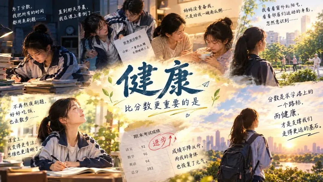 中考作文训练 | 《比分数更重要的》(夏婧菲)-第2张图片-四季读书网