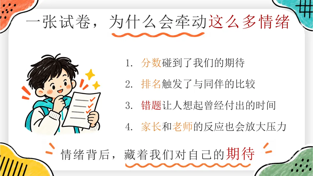 【月考期中考考】《一次考试一份成长说明书》一次考试成长说明书月考期试是说明书-第5张图片-四季读书网