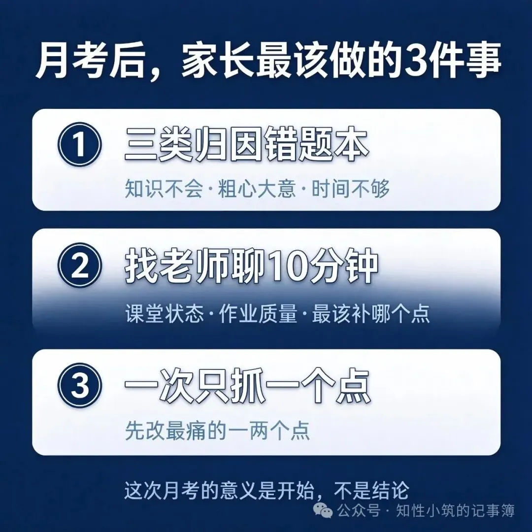 初二家长必读|初二10月月考结束,这3件事比分数更重要-第2张图片-四季读书网