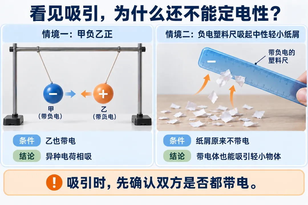 初三物理|2组关系帮孩子搞定电荷正负关系-第1张图片-四季读书网 初三物理|2组关系帮孩子搞定电荷正负关系-第1张图片-四季读书网