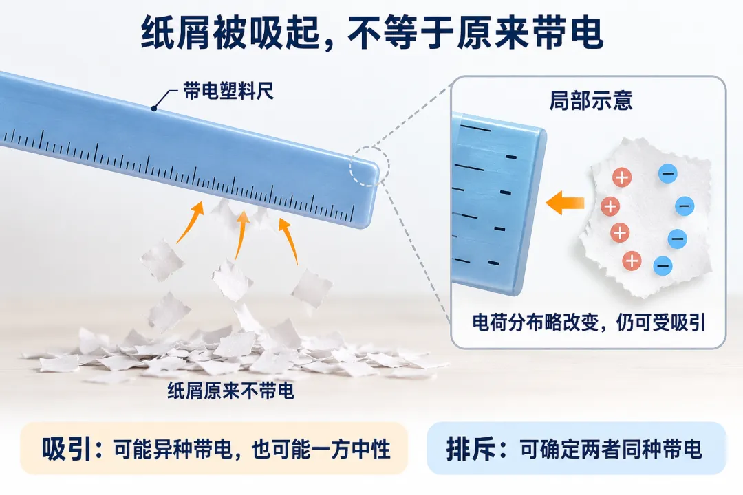 初三物理|2组关系帮孩子搞定电荷正负关系-第3张图片-四季读书网 初三物理|2组关系帮孩子搞定电荷正负关系-第3张图片-四季读书网