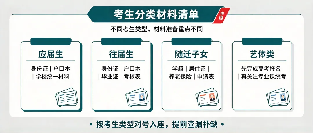 陕西 2027 高考报名即将启动!这 4 类材料提前备好,别临时手忙脚乱-第3张图片-四季读书网 陕西 2027 高考报名即将启动!这 4 类材料提前备好,别临时手忙脚乱-第3张图片-四季读书网