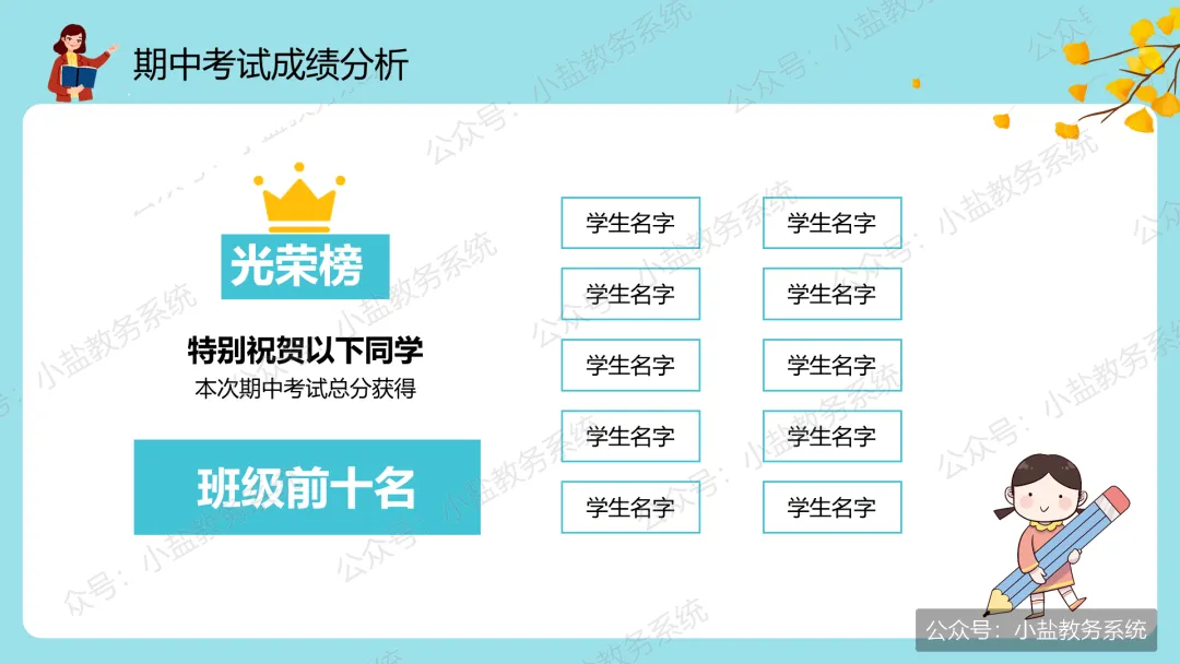 初一期中家长会仪式感:家校同心,师生同行【31页PPT】-第14张图片-四季读书网