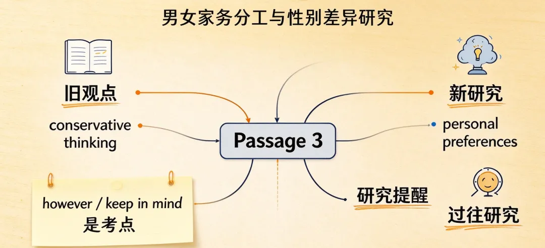 CET4听力真题3|性别差异的社科类篇章-第1张图片-四季读书网
