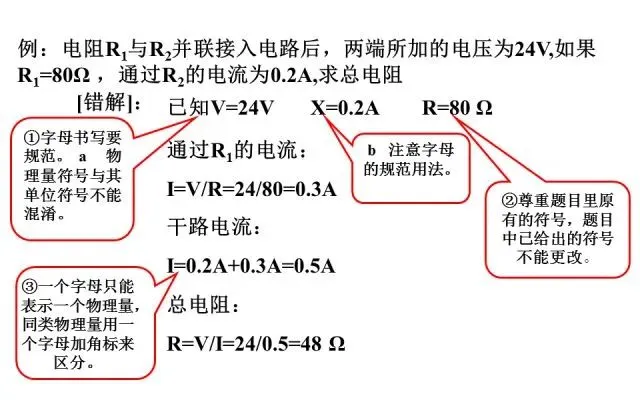【中考物理】中考物理答题规范速记清单!答题规范,考试少扣冤枉分!-第8张图片-四季读书网
