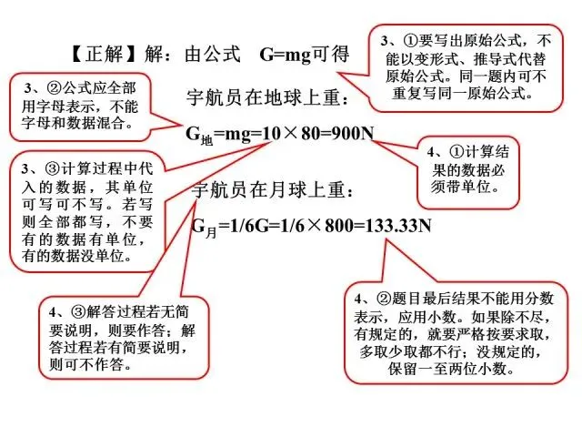 【中考物理】中考物理答题规范速记清单!答题规范,考试少扣冤枉分!-第14张图片-四季读书网