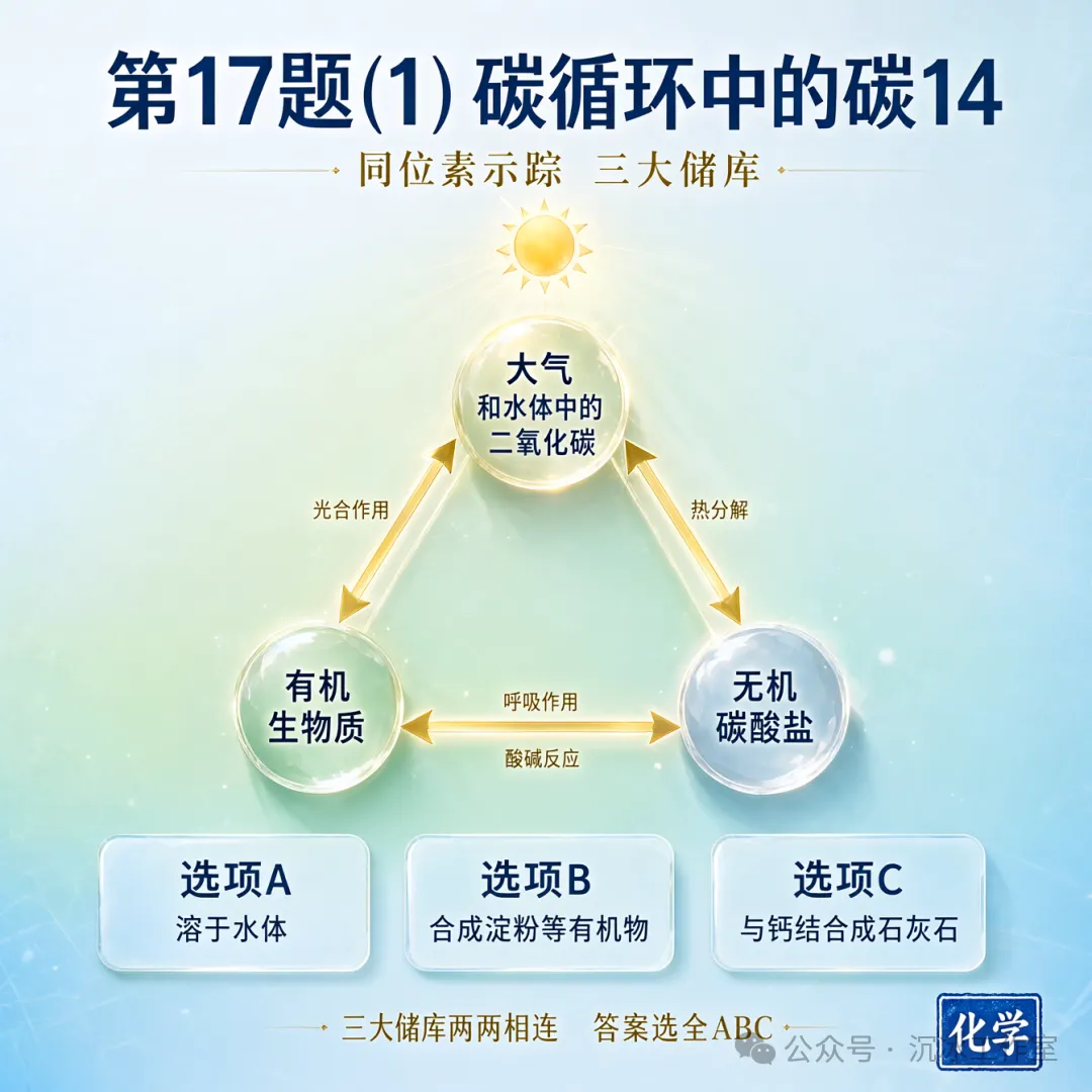 2026江苏高考化学第17题深度解析:从碳循环到CO₂捕集,一题串起全链条-第4张图片-四季读书网