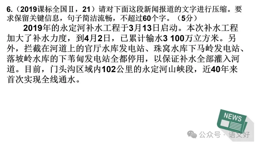 2027高考:新闻重点知识 & 各类语用题型(多堂公开课)-第49张图片-四季读书网
