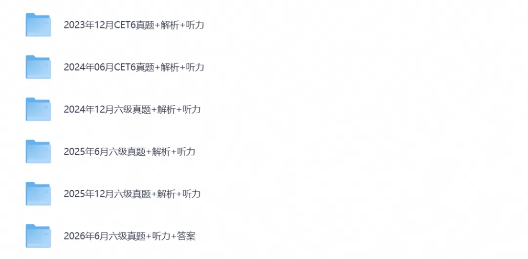 2026年英语六级真题试卷及答案解析(第1、2、3套全)PDF完整版-第4张图片-四季读书网