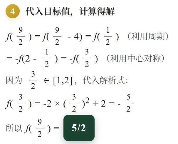 高考数学压轴真题:一轴一中心,周期必为4-第8张图片-四季读书网 高考数学压轴真题:一轴一中心,周期必为4-第8张图片-四季读书网