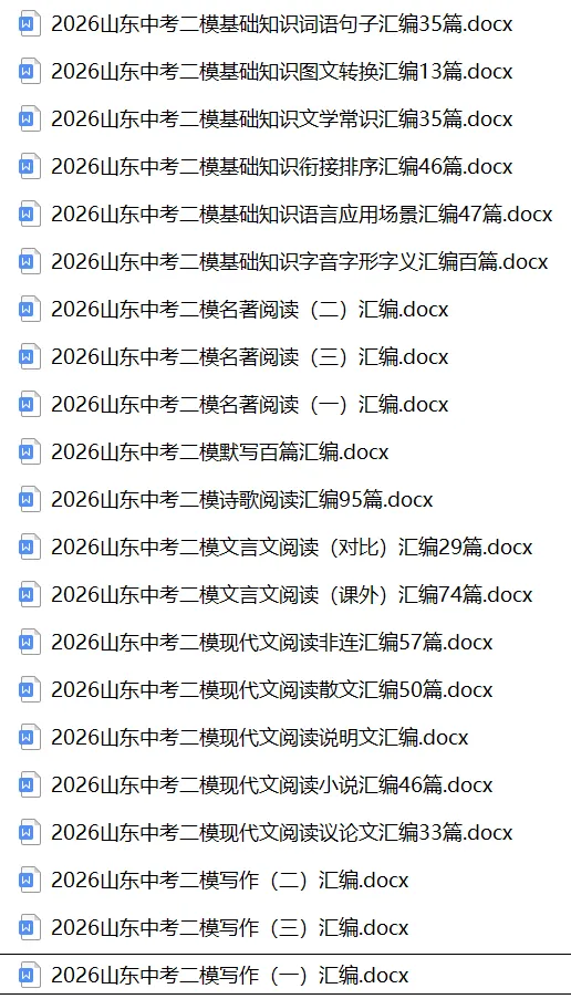 2026山东中考二模写作(三)汇编-第6张图片-四季读书网