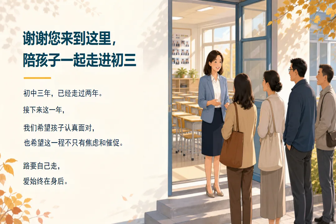 《初三九年级上学期家长会PPT:走稳初三奔赴中考(初三与以前有什么不同分析+中考信息家长必读+学生状态三大信号识别+成绩波动三问法)》-第4张图片-四季读书网 《初三九年级上学期家长会PPT:走稳初三奔赴中考(初三与以前有什么不同分析+中考信息家长必读+学生状态三大信号识别+成绩波动三问法)》-第4张图片-四季读书网
