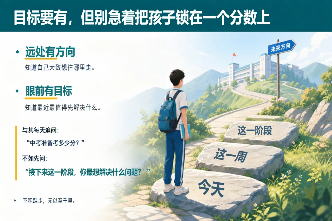 《初三九年级上学期家长会PPT:走稳初三奔赴中考(初三与以前有什么不同分析+中考信息家长必读+学生状态三大信号识别+成绩波动三问法)》-第14张图片-四季读书网 《初三九年级上学期家长会PPT:走稳初三奔赴中考(初三与以前有什么不同分析+中考信息家长必读+学生状态三大信号识别+成绩波动三问法)》-第14张图片-四季读书网