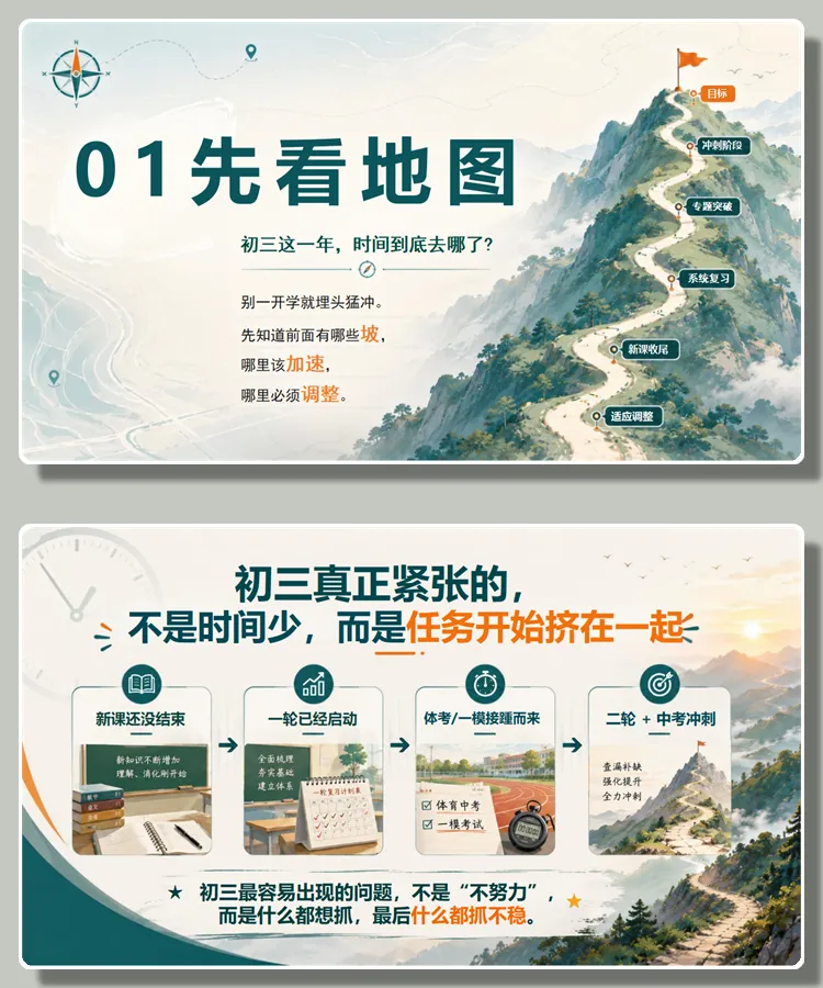 【7228】初三九年级上学期开学第一课,初三家长会,九年级家长会-第3张图片-四季读书网