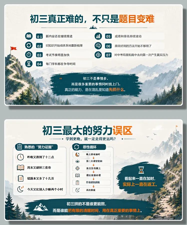 【7228】初三九年级上学期开学第一课,初三家长会,九年级家长会-第6张图片-四季读书网