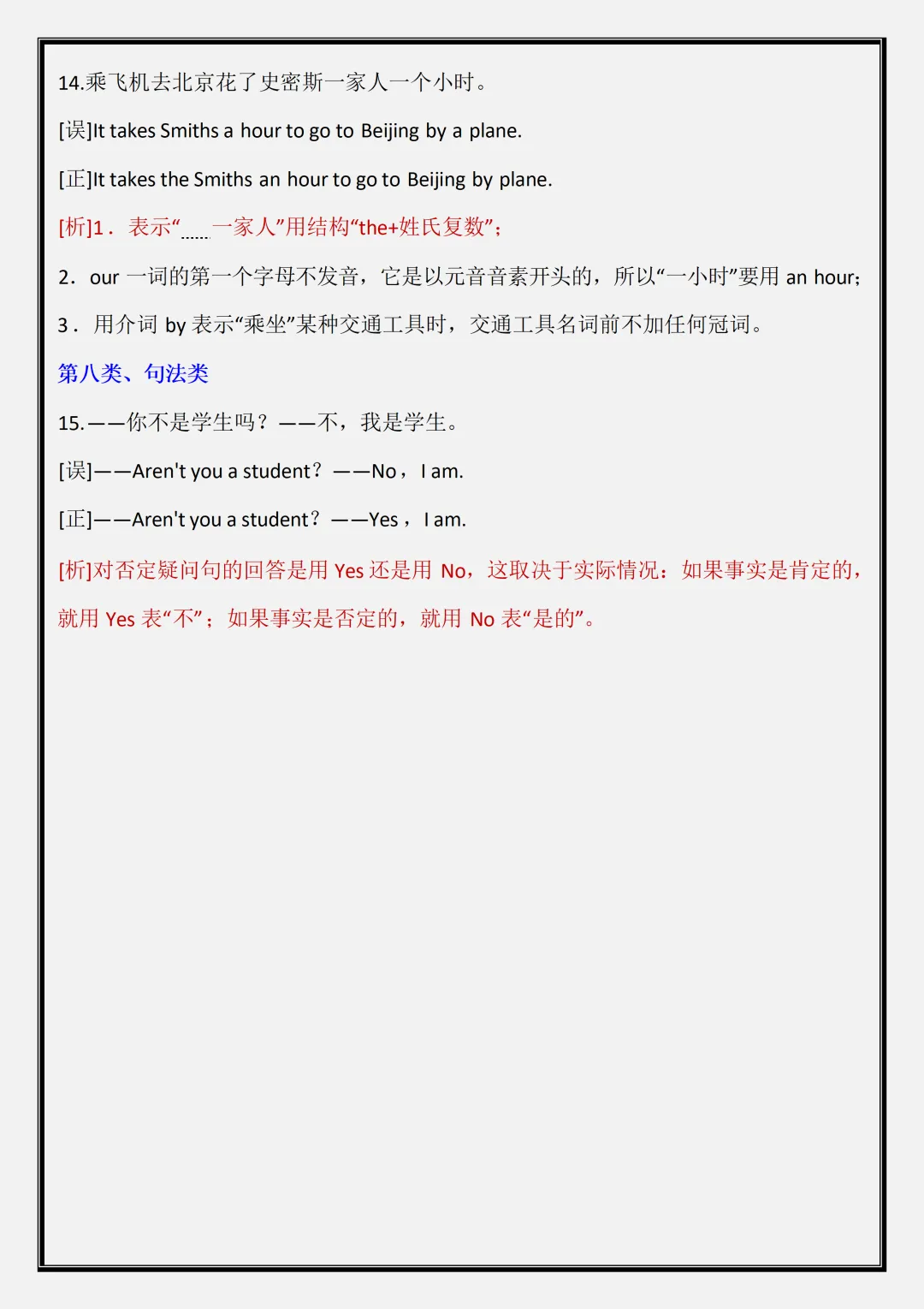 【初一】2026新版七年级上册英语全册易错知识点+易错结构,完整版可打印-第6张图片-四季读书网 【初一】2026新版七年级上册英语全册易错知识点+易错结构,完整版可打印-第6张图片-四季读书网