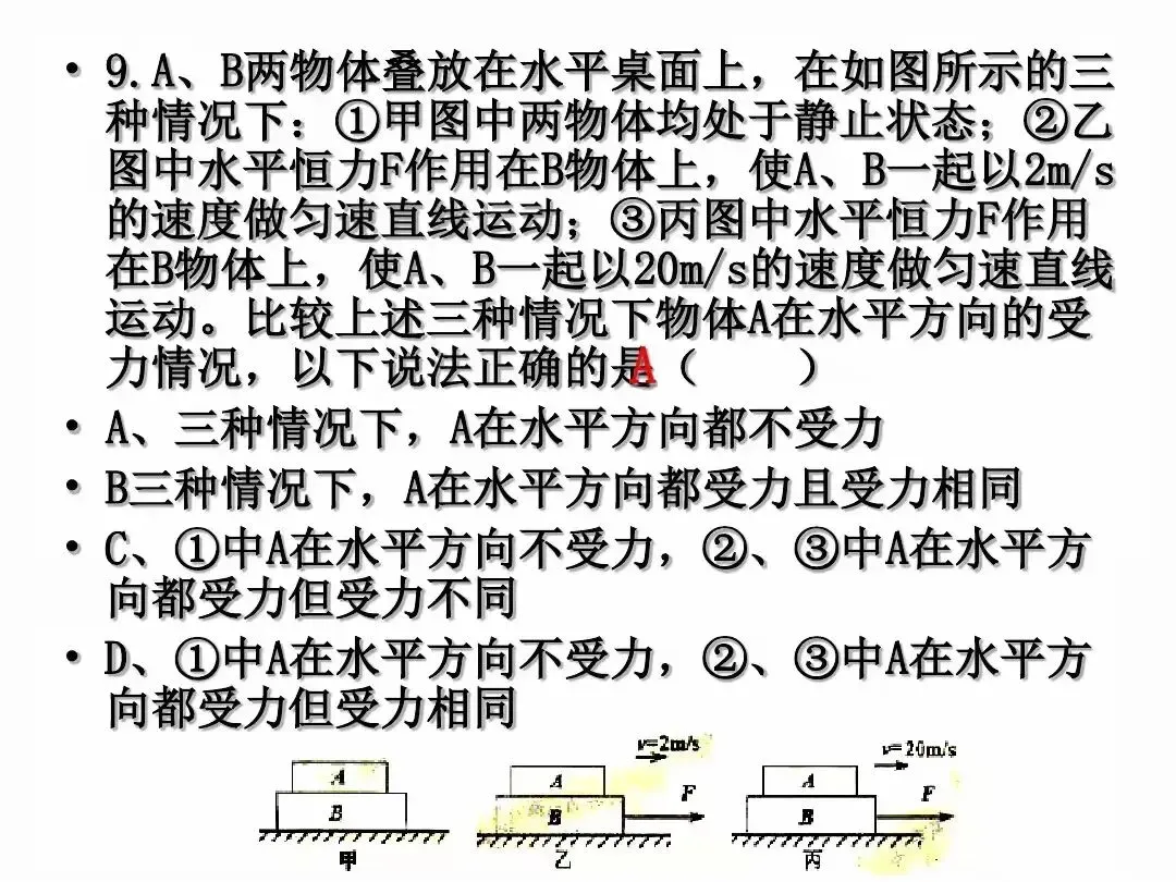 中考物理|经典易错题47道(包含力学与电学附提示)建议给孩子收藏-第5张图片-四季读书网 中考物理|经典易错题47道(包含力学与电学附提示)建议给孩子收藏-第5张图片-四季读书网