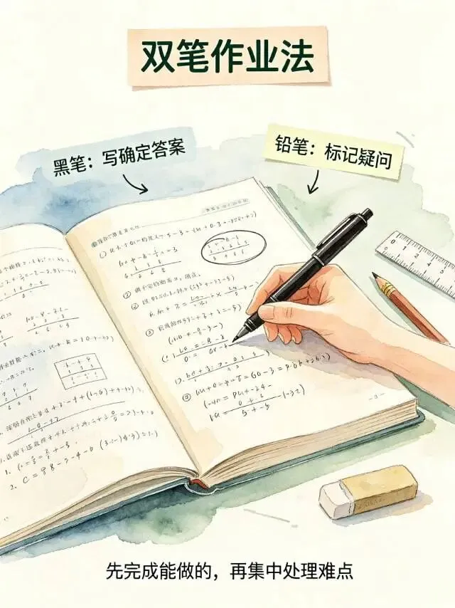 初一孩子每天写作业到11点半?不是作业多,是方法错了-第2张图片-四季读书网