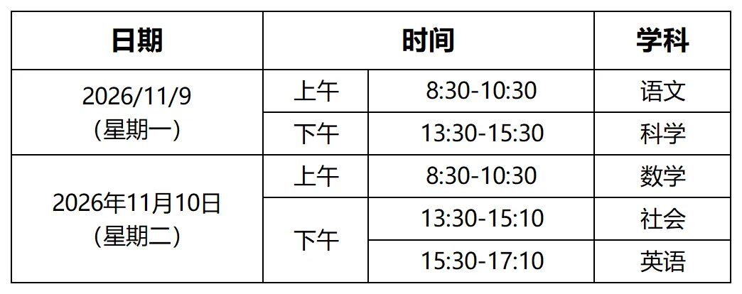 杭州家长注意!期中考时间、范围已出,这25所学校要参加!文末有惊喜~-第4张图片-四季读书网 杭州家长注意!期中考时间、范围已出,这25所学校要参加!文末有惊喜~-第4张图片-四季读书网