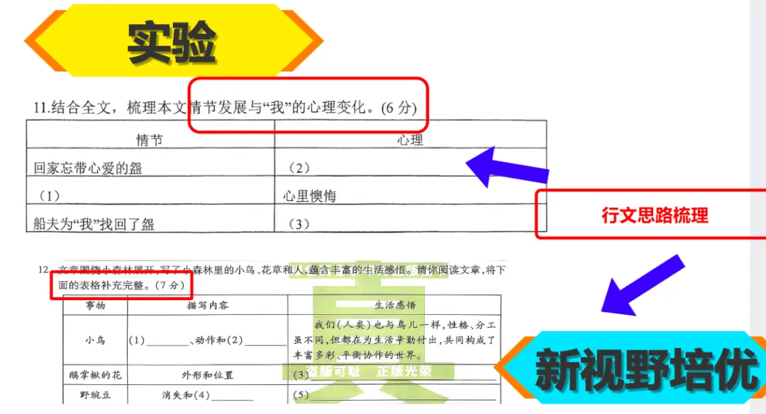 26初三月考真题VS新视野!-第12张图片-四季读书网 26初三月考真题VS新视野!-第12张图片-四季读书网