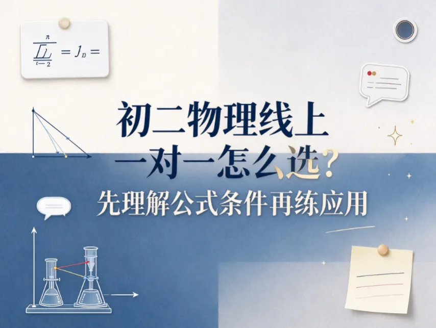 初二物理线上一对一怎么选?博锐学一对一4 维学情诊断吃透公式条件再练应用-第1张图片-四季读书网