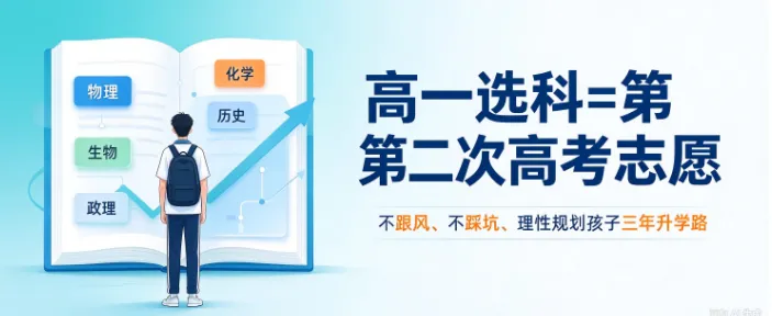 高一选科=第二次高考志愿!别凭感觉乱选,很多家庭栽在这里-第1张图片-四季读书网 高一选科=第二次高考志愿!别凭感觉乱选,很多家庭栽在这里-第1张图片-四季读书网