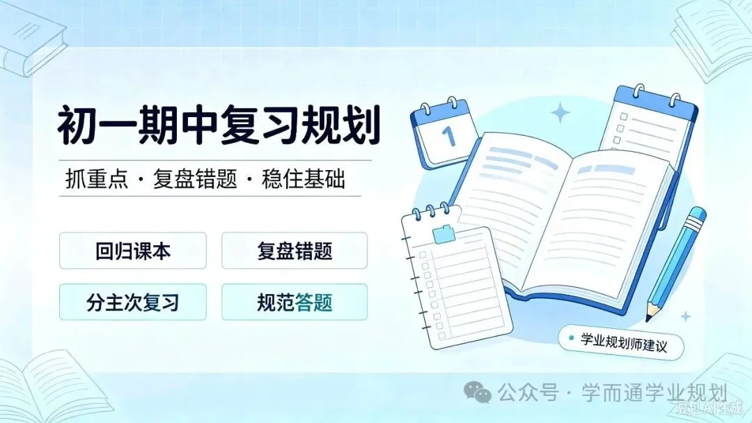 初一、初二期中考,找对复习重点,轻松逆袭不滑坡-第2张图片-四季读书网
