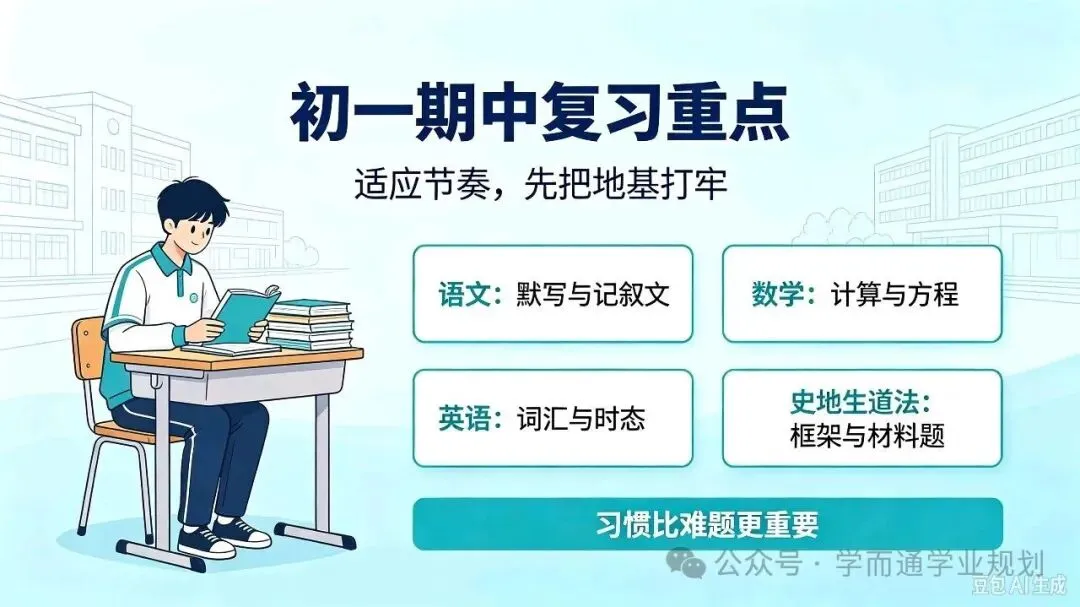 初一、初二期中考,找对复习重点,轻松逆袭不滑坡-第4张图片-四季读书网