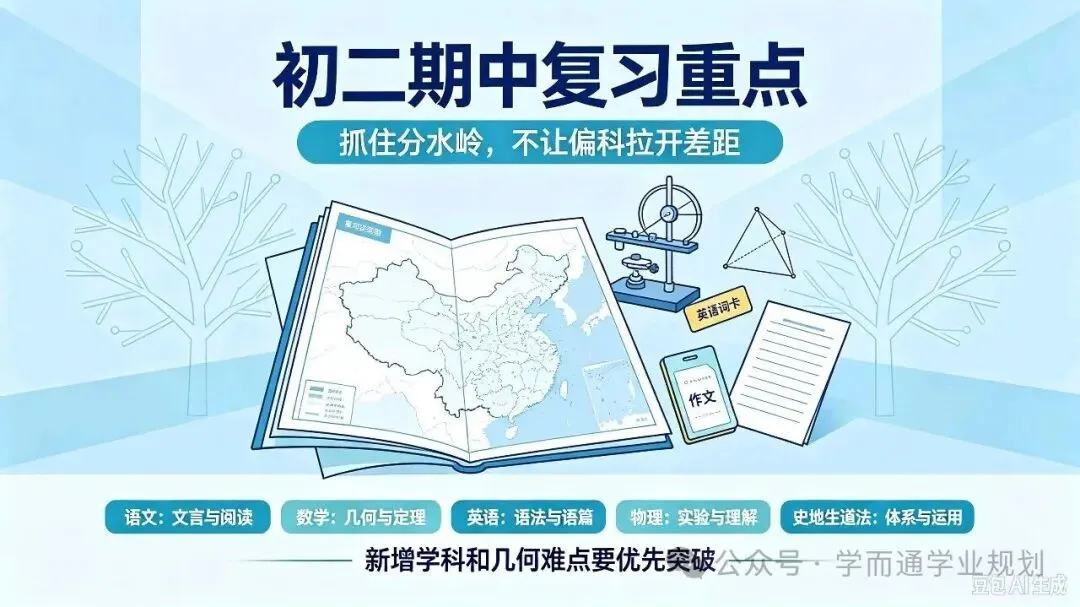 初一、初二期中考,找对复习重点,轻松逆袭不滑坡-第5张图片-四季读书网