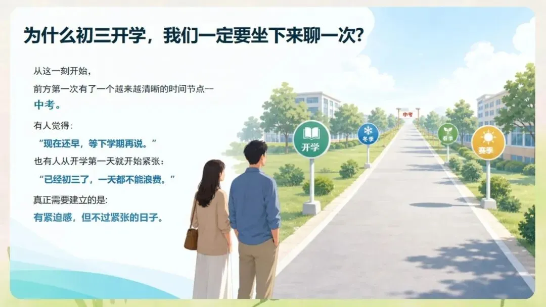 《初三九年级上学期开学期中家长会:走稳初三奔赴中考》PPT课件+发言稿,电子版可编辑修改-第6张图片-四季读书网 《初三九年级上学期开学期中家长会:走稳初三奔赴中考》PPT课件+发言稿,电子版可编辑修改-第6张图片-四季读书网